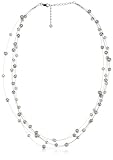 Valero Pearls pearls4girls Damen-Halskette S��wasser-Zuchtperlen wei� / silber 45 cm + 5 cm 400321