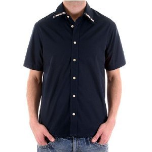 Aquascutum Lyle trim short sleeve shirt. AQUA4241