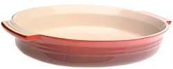 Le Creuset Stoneware 14-Inch Oval Baking Dish, Cherry