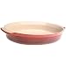 Le Creuset Stoneware 14-Inch Oval Baking Dish, Cherry Red