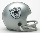 Oakland Raiders 1963 2-Bar Throwback Replica Mini Helmet