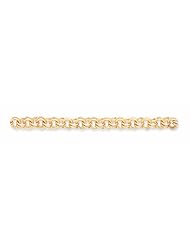 Genuine 14K Yellow Gold Double Link Charm Bracelet 7 Inches 33 Grams Of Gold 100% Satisfaction Guaranteed.