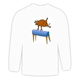 Long Sleeve T shirt with sports, pommel, exercise, horse, bull, gymnastics Long Sleeve T-shirt with sports, pommel, exercise, horse, bull, gymnastics