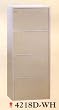 NEW 4 LEVEL WOODEN CABINET W, DOORS IN WHITE FINISH
