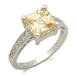 Buy Replica of Sex and the City Charlotte Citrine CZ Ring by HopeChestJewelry