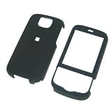 HTC Shadow II Black Rubberize Textured Snap-On Case Cover with Removable Swivel Belt Clip