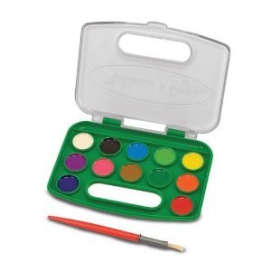 Melissa & Doug Take-Along Watercolor Paint Set