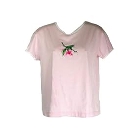Tommy Hilfiger Pink Cherry Sleep Top Small