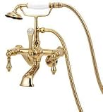 World Imports Elizabethan Classics TW31ORB Tub Filler With Handshower And Metal Lever Handles, Oil R 31WCVUz79oL. SL160 World Imports Elizabethan Classics TW31ORB Tub Filler With Handshower And Metal Lever Handles, Oil R