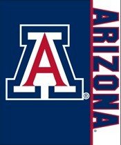 Arizona Wildcats 50"x60" Royal Plush Raschel Throw Blanket - College Athletics Sports Merchandise