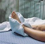 `Padded Foot Pillows/Pair Provides relief of pressure for the feet heels and ankles whether in bed