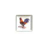Dollhouse Miniature 12 Rooster Tiles