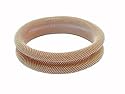 Gold Rolled Mesh Bangle
