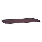 Review TIFFANY INDUSTRIES  / Napoli Series Desk with Curved End Panels, Top Component, 63 x 36, Mahogany (TIFNDT63MAH)