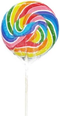 Wild West All Rainbow Swirl Suckers, 6 Ounce (Pack of 36)