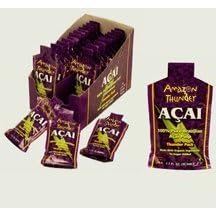 Amazon Thunder 100% Pure Acai Pulp Puree Thunder Packs - 24 Ct. Box