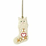 Lenox I Love My Cat Ornament