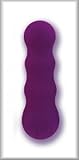 Dream Purple Ripple Whisper Quiet Multi-Speed 5 1/2 Inch Rubber-Cote Massager