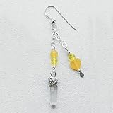 Yellow w/Crystals Earrings
