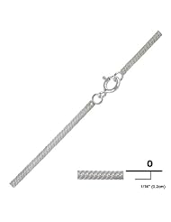 Sterling Silver 2mm Herringbone Chain Length: 16"