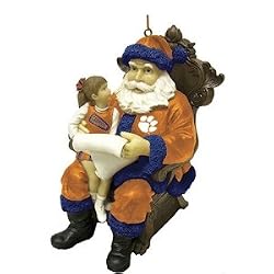 Clemson Tigers Ornament - Santa's Wish list
