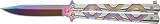 ButterFly Knife Rainbow colored X O X design