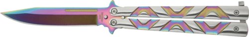 ButterFly Knife Rainbow colored X O X design