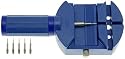 Heavy Duty Watch Band Tool Link Pin Remover for Bracelet Adjustments Watch Sizing Repair Fix with FOUR (4) EXTRA PINS