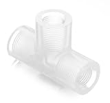 Parker Partek PT-4-P-01 PFA Tee NPT 1/4 F X 1/4 F X 1/4 F