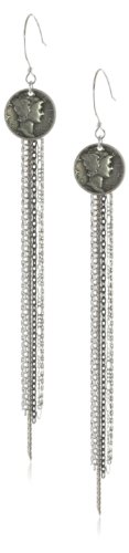 Ax + Apples Mercury Antique Coin & Earring, 5.5
