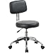Vinyl Stool with Back (Chrome) By Office Star