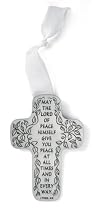 May the Lord of Peace Pewter Cross