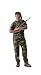 Adult Economy Jungle Military Commando Costume (Runs Small, see measurements) (weaponry and boots not included)