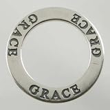 Sterling Silver Round Grace Affirmation Band, #11822