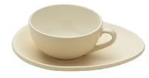 Nigella Lawson Living Kitchen Espresso Cup & Saucer Set/4 Cream
