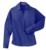 Port Authority - Ladies Open Neck Blouse Mediterranean Blue-M