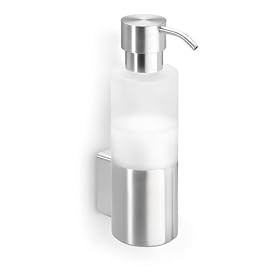 Architect Wall Mounted Soap Dispenser - Stainless Steel and Glass (Silver/Frost) (7.5