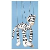 Jungle Animal (White Tiger) Small Marionette