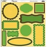 Monkey Business Die-Cut Journal Stickers