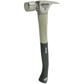 Stiletto FH10C-P 10 oz. Finish Hammer with 14-Inch Curved Poly Fiberglass Handle