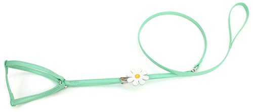 BIRDIE マーガレット胴輪リード L ミント 7212