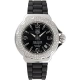 TAG Heuer Women's Formula 1 Diamond Accented Rubber Strap Watch #WAC1214.BT0711
