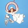 FLYING NURSE W/DANGLE HEARTS ORNAMENT - 5" FLATBACK RESIN FLYING NURSE W/DANGLE HEARTS ORNAMENT.