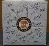 Signed Giants, San Francisco (2010 World Series Champions) 2010 SAN FRANCISCO GIANTS TEAM AUTOGRAPHED BASEBALL BASE! ONE OF THE BEST COLLECTIBLES FOR ANY GIANTS FAN THIS YEAR. by: Manager Bruce Bochy, Brian Wilson, Jonathan Sanchez, Guillermo Mota, Javier Lopez, Tim Lincecum, Santiago Casilla, Matt Cain, Madison Bumgarner, Jeremy Affeldt, Buster Posey, Eli Whiteside, Mike Fontenot, Aubrey Huff, Tr