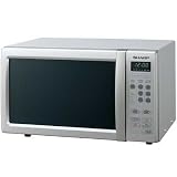 Sharp R259SL Solo Mid Sized Touch Control Microwave Oven Silver