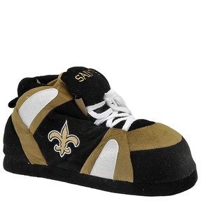 Happy Feet New Orleans Saints NFL Slipper - LM Black