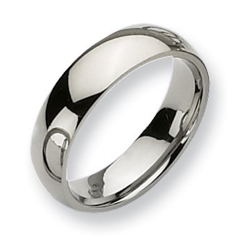 Titanium 6mm Polished Band