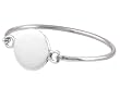 Sterling Silver Cuff style Engraveable Toddler Bracelet