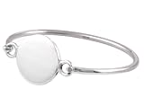 Sterling Silver Cuff style Engraveable Toddler Bracelet