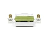 Lundby (Dolls House) - Småland Bedroom White 1:18 Scale